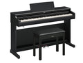 Yamaha Arius Series 88-Key Weighted Digital Piano Keyboard, Full Size, GrandTouch-E Action, CFX Concert Grand Piano Sound, 3-Pedal Unit, Bench Included, Classic Upright Design in Black YDP-166B